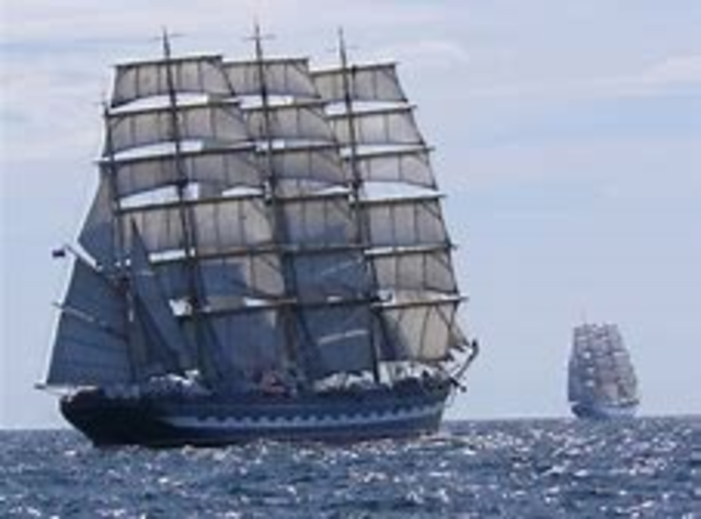 Barco de vela, el transporte Medieva