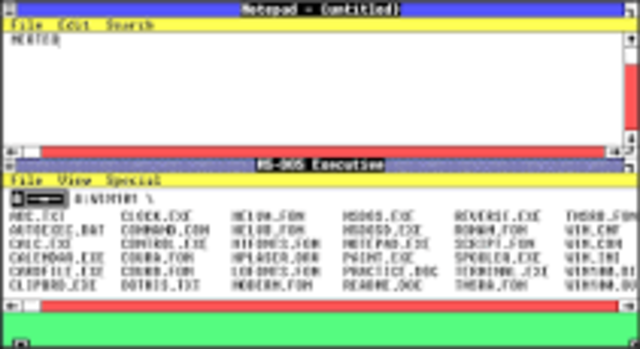 La primera versión de Microsoft Windows, versión 1.0