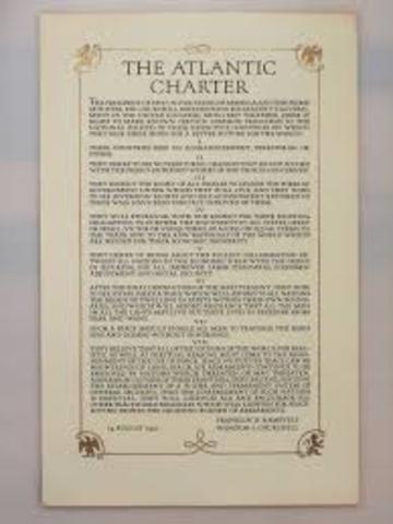 The Publishing of The Atlantic Charter