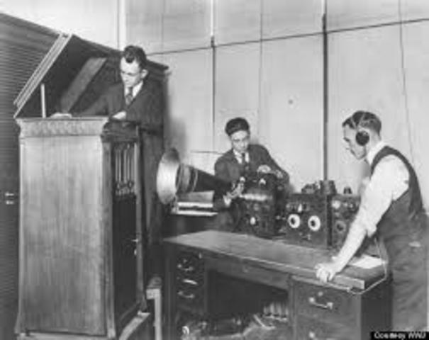 first news program broadcasted