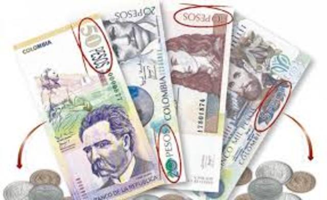 Eliminación de tres ceros al peso colombiano