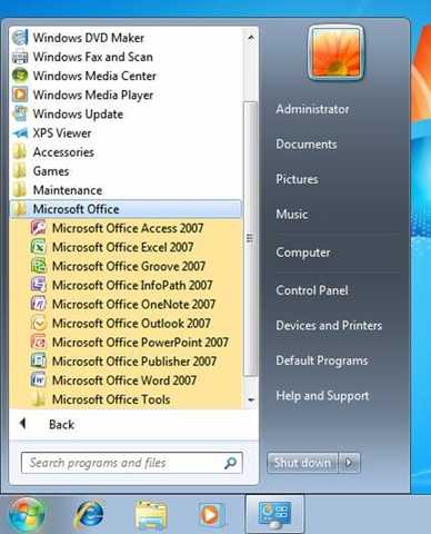 Microsoft threw windows 7, which offered the possibility of anchoring applications to the bar of tasks