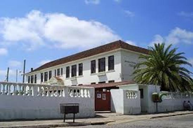 Início dos estudos na escola Ponche Verde