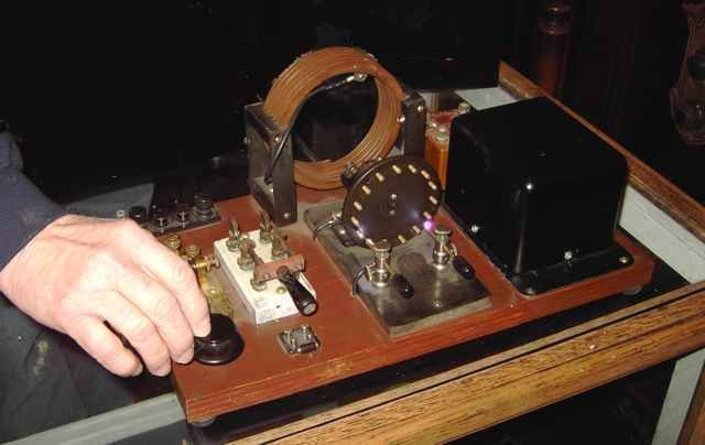 The first radio broadcast