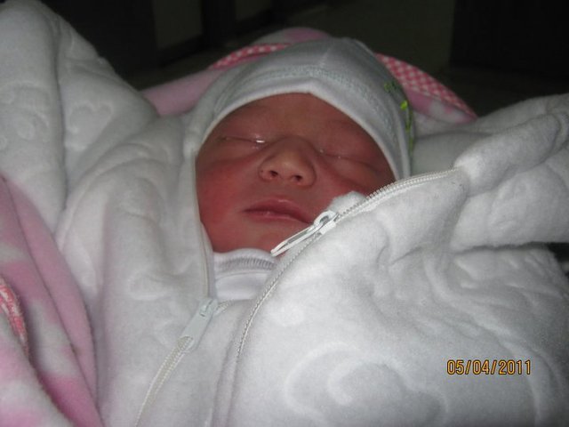 my daugther  was born