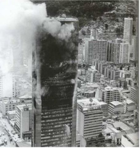 Incendio en la torre de Avianca