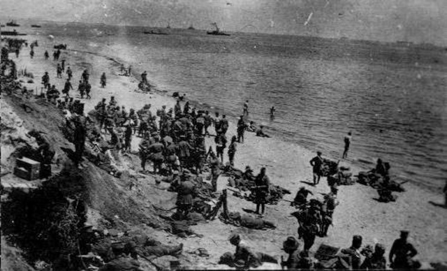 Derrota aliada en la batalla de los Dardanelos