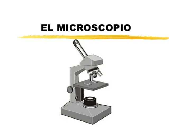 El microscopio