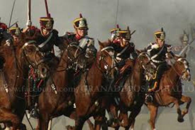 San Martín formo el Regimiento de Granaderos a Caballo