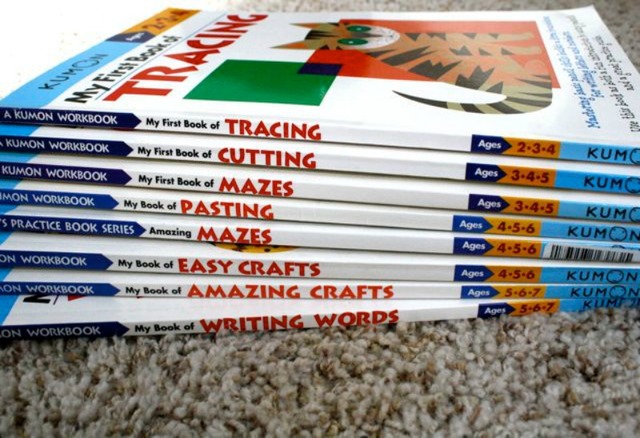 Kumon Books and other textbooks