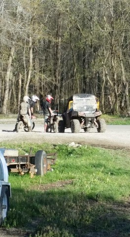 Riding with my step dad