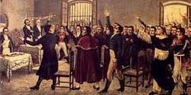 se declara la independencia de la Argentina