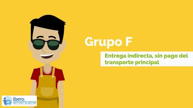 Grupo F: Entrega indirecta, sin pago de trasporte