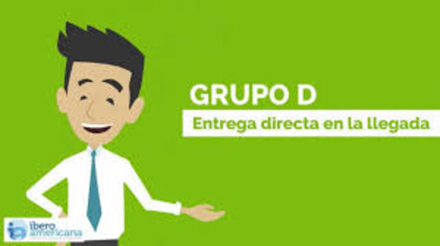 Grupo D: Entrega directa, sin pago de transporte
