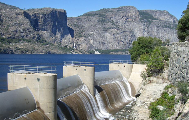 The dam is completed