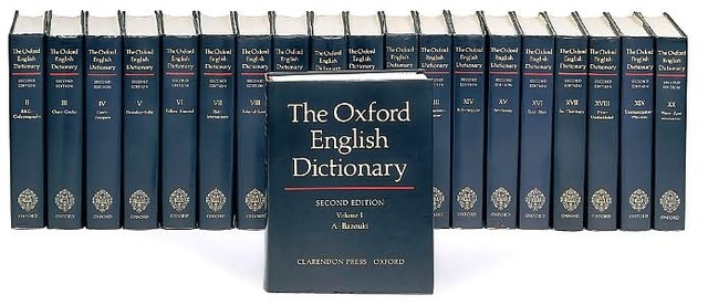The First Edition of the Oxford English Dictionary is printed.