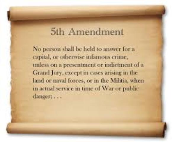 fifth amendment
