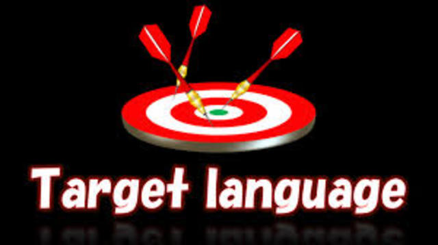 Target language