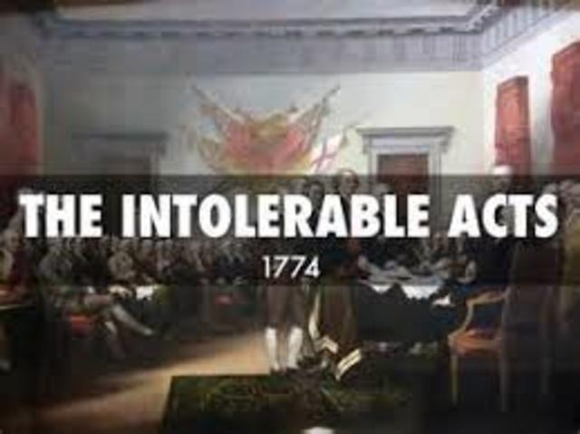 Coercive/Intolerable Acts: MA Government Act and the Administration of Justice Act
