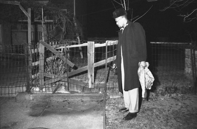Malcolm X's family home is attacked.