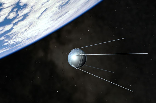 Inicio era espacial .Sputnik, primer satelite artificial de la historia