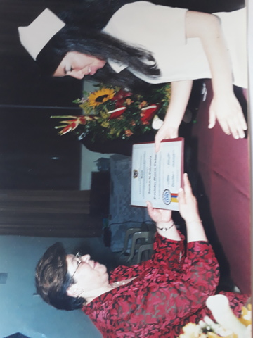 it was my nurse assistant grade