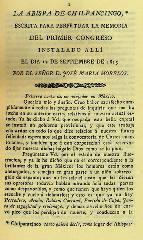 Publicación de La abispa de Chilpancingo