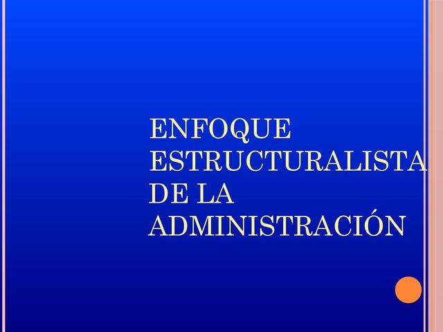 Enfoque estructuralista