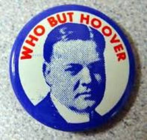 President Hoover's election.