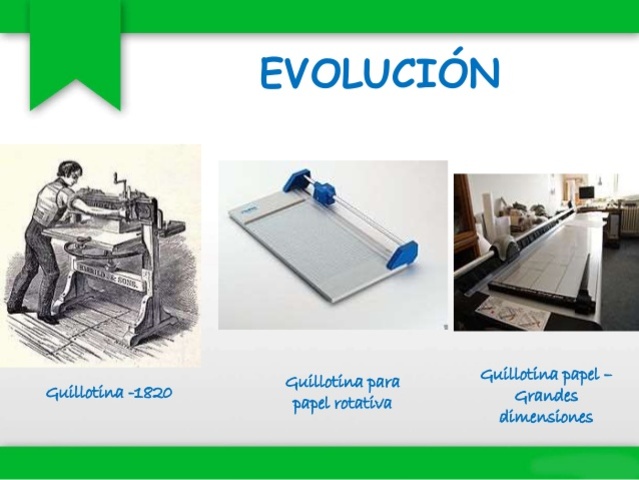 evolucion de la guillotina
