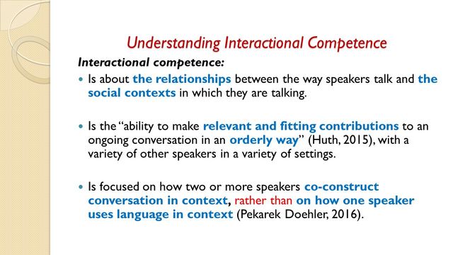 Hall - Interactional Competence