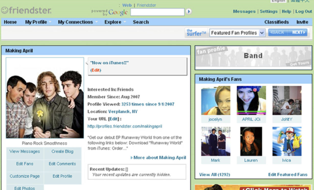 Friendster Launche