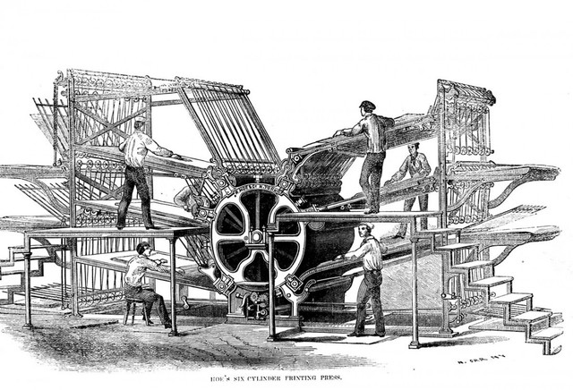 William Bullock, prensa alimentada por bobina