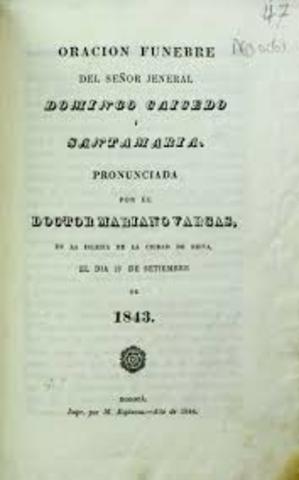 Los problemas de la unidad nacional; La Constitución de 1843