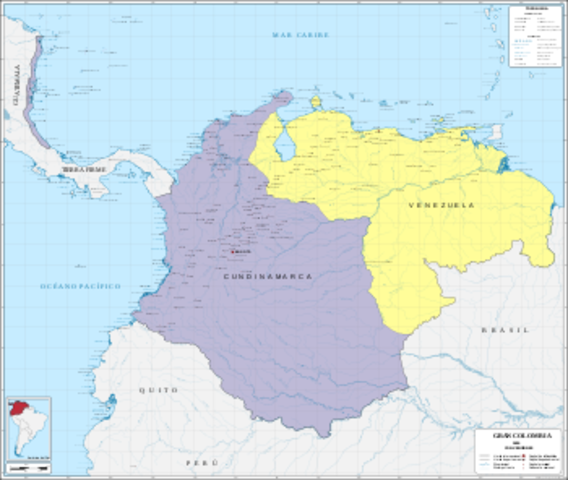 Nacimineto de la República de Colombia