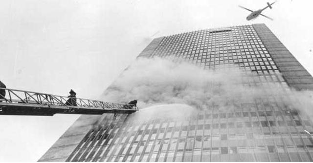 Incendio en la torre de Avianca