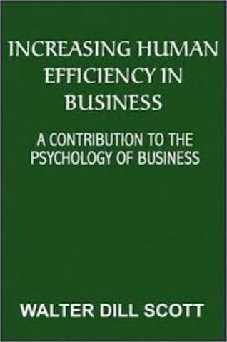 Publicación del libro "Increasing Human Efficiency In Business & Landy"