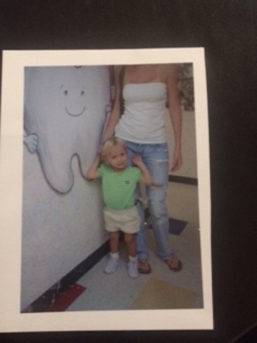 I went to the dentist for the first time