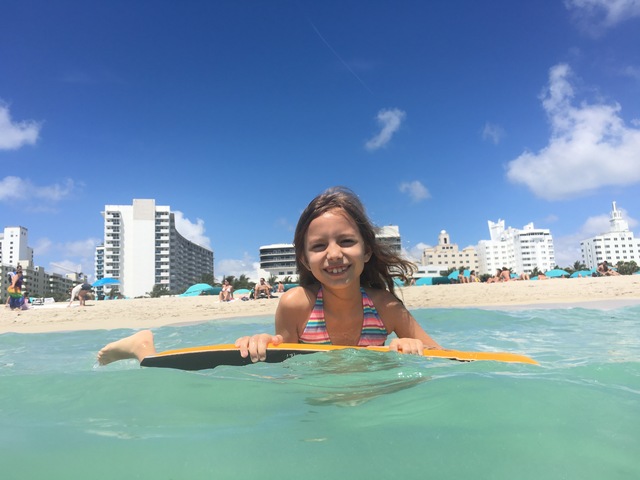 At the Beach in Miami
