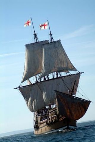 Ankunft der Pilgerväter in Amerika