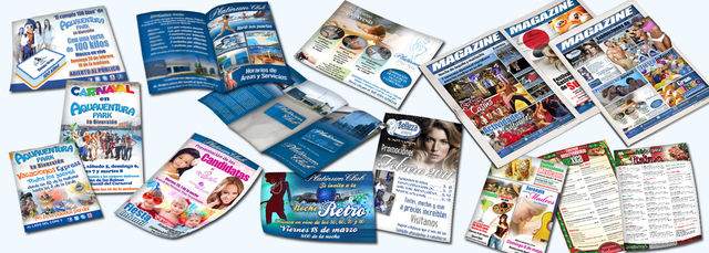 Aparece la publicidad impresa.