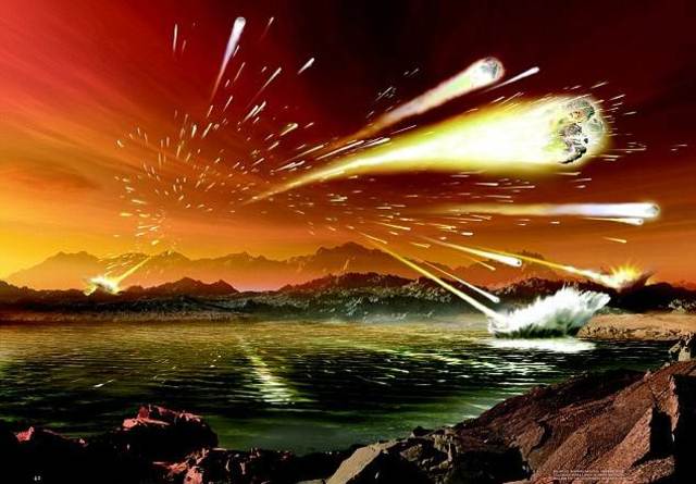 Llegada del agua a la Tierra