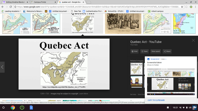Coercive/Intolerable Acts: Quebec Act