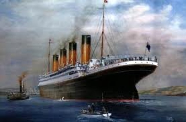 The Titanic entered service