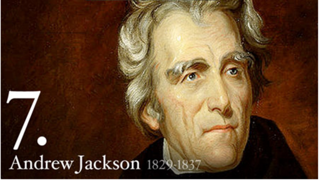 Andrew Jackson becomes President of US
