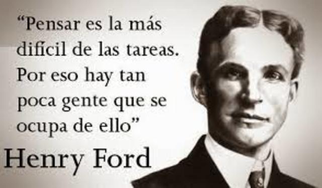LÍNEA DE MONTAJE, HENRY FORD
