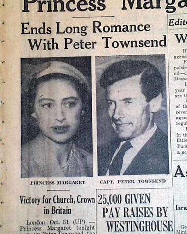 Princess Margaret's Public Statement Declining to Marry Peter Townsend