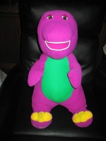Peluche Barney (isidora)