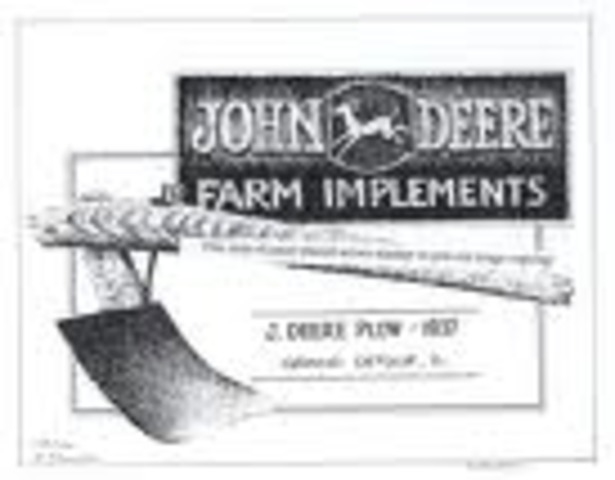 The First Steel Plow by John Deere