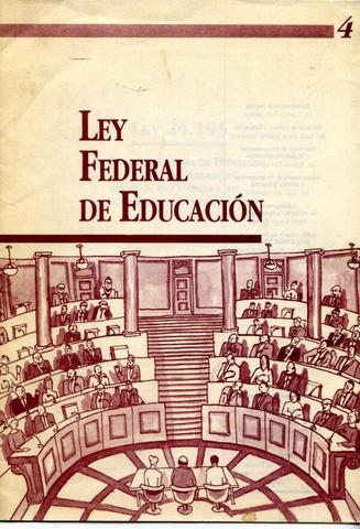 Ley Federal de Educación